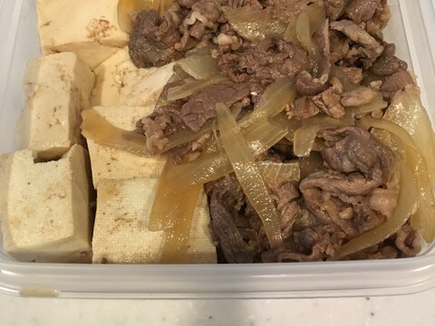 作り置きに！肉豆腐